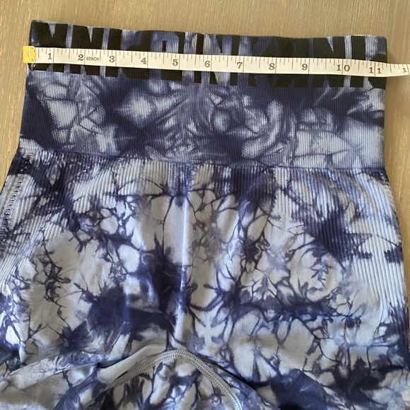 Pink Victoria's Secret  Ultimate Blue Tie Dye Tight Leggings Women’s Size S - Picture 9 of 13